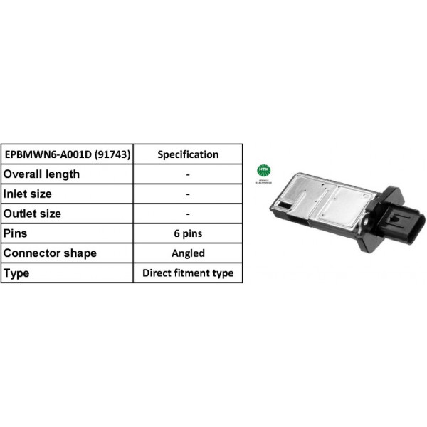AIR FLOW METER FORD FOCUS CMAX MONDEO 04-18 image