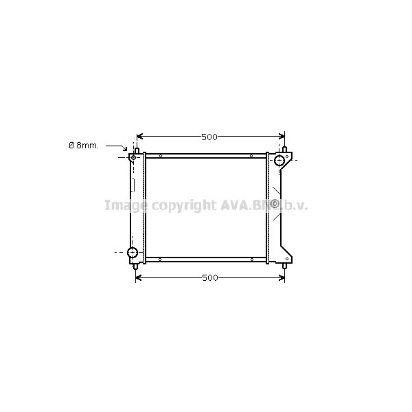 RADIATOR ROVER 91-98 image