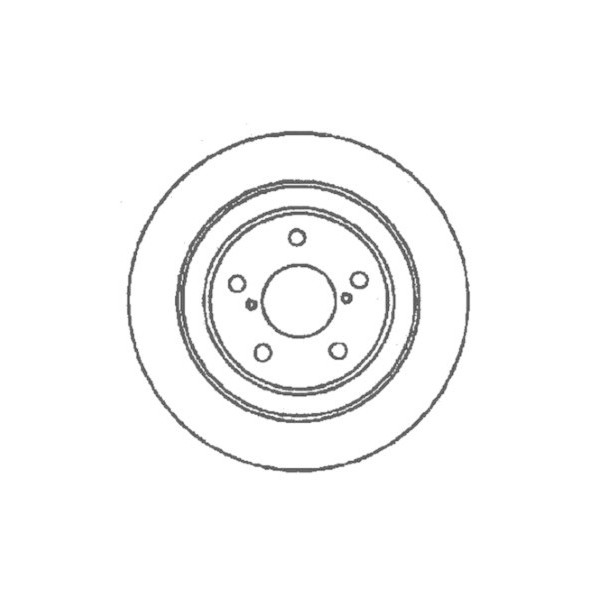SGL BRK DISC R SUBR FORESTER IMPREZA 89-09 image
