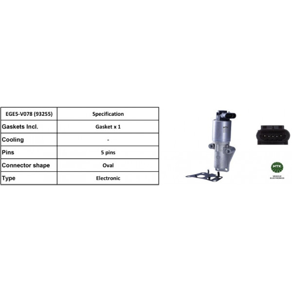 EGR VALVE VAUX ASTRA MERIVA ZAFIRA 00-14 image
