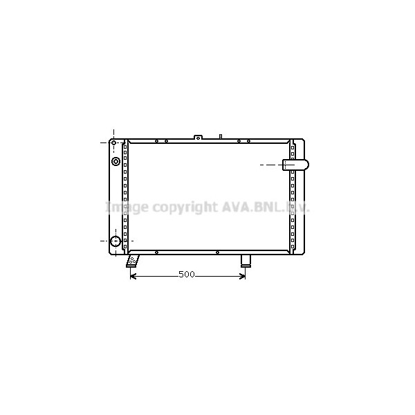 RAD PEUGEOT 604 84-84 image