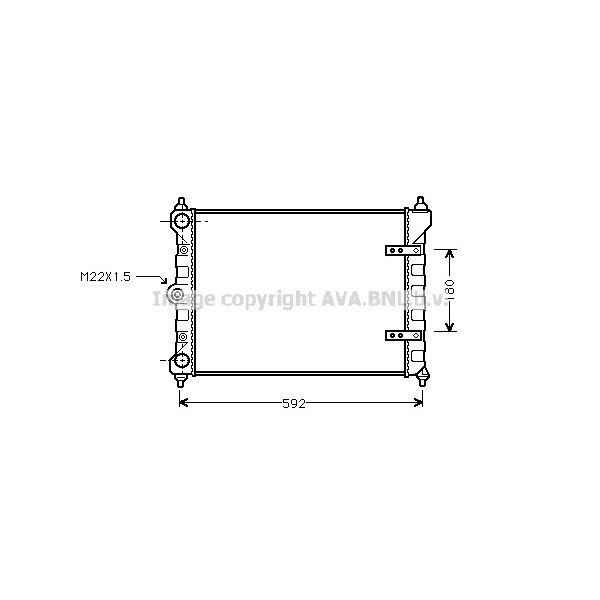 RADIATOR VW 90-94 image