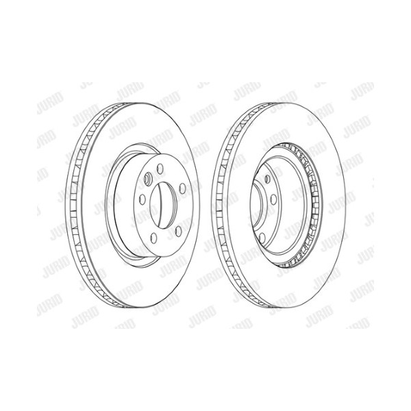 SINGLE BRK DISCS FT VW CARAVELLE 04-09 image
