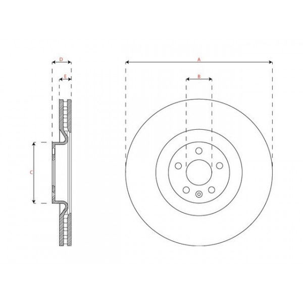 PR BRK DISC FT VOLV XC60 19-24 image