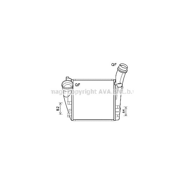 INTERCOOLER RH PORSCHE CAYENNE 14-18 image