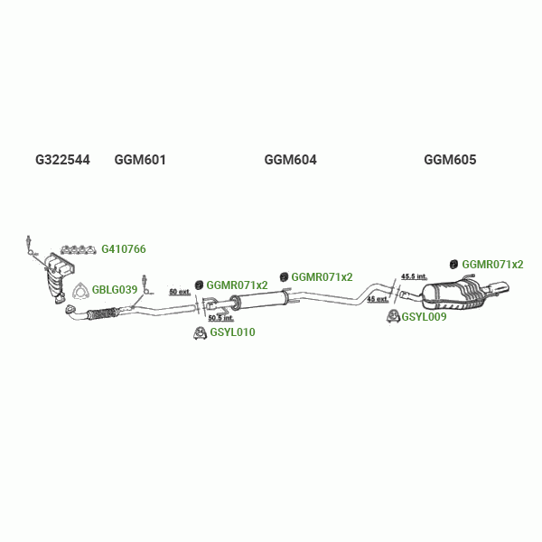 GT Exhausts Exhaust System image