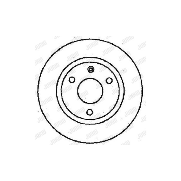 SINGLE BRK DISC FT CITR AX SAXO PEUG 106 87-03 image
