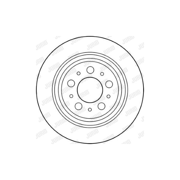 SINGLE BRK DISC R VOLV S60 S80 V70 XC70 96-10 image
