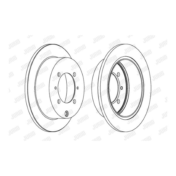 SINGLE BRK DISC R MITS CHARIOT GALANT LANCER 91-0 image