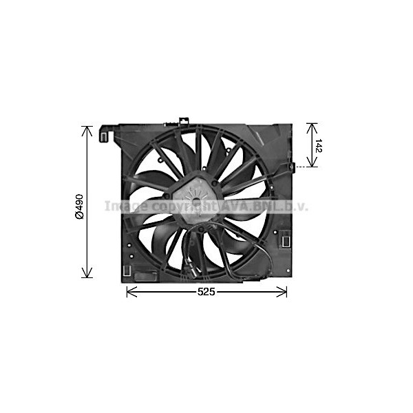 CLG FAN JAGU F TYPE XK8 09-23 image
