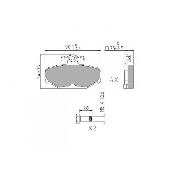 Brake Pad Set - Disc Brake image
