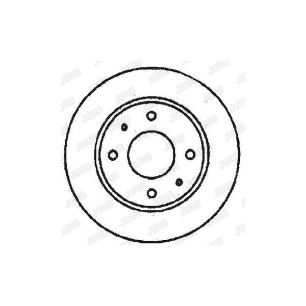 SINGLE BRK DISC FT NISS 200SX ALMERA PRIMERA 89 image