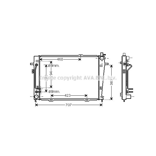 RAD KIA SPORTAGE 05-06 image