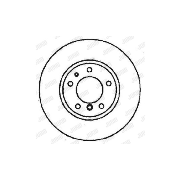 SINGLE BRK DISC FT BMW 5 7 SER ROVER 825 87-98 image