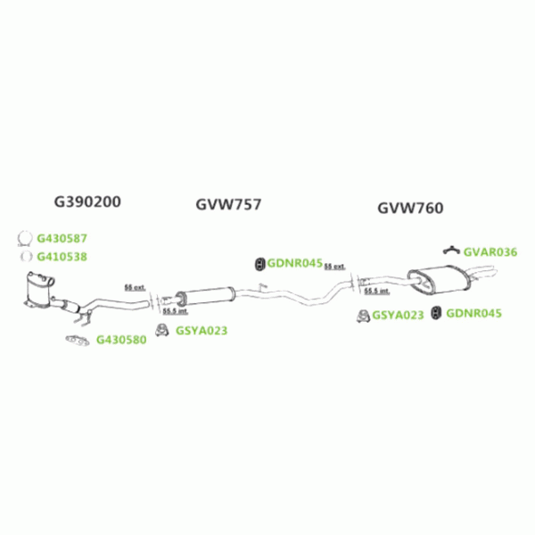 GT Exhausts Exhaust System image