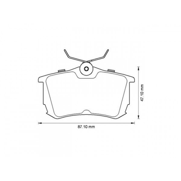 BRK PAD SET R TOYOTA 99-03 image