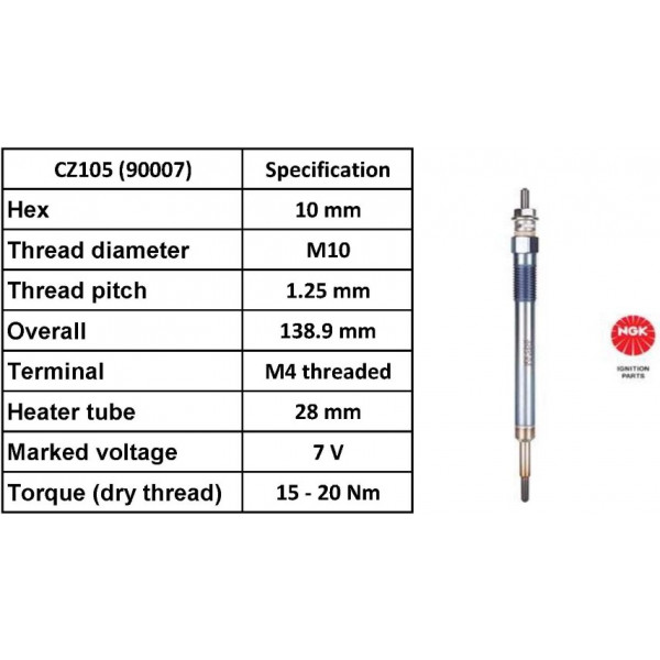 Glow Plug Hyundai KIA 09-18 image