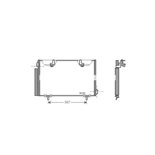 CNDNSR TOYO AVENSIS 00-03 image