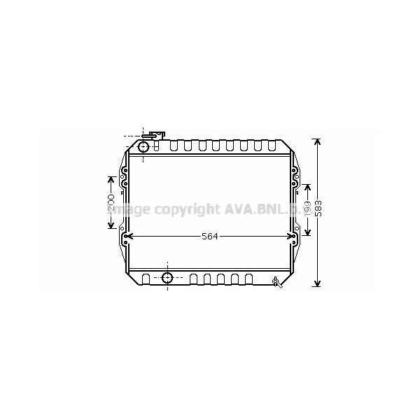 RAD TOYO HI LUX VW TARO 89-97 image