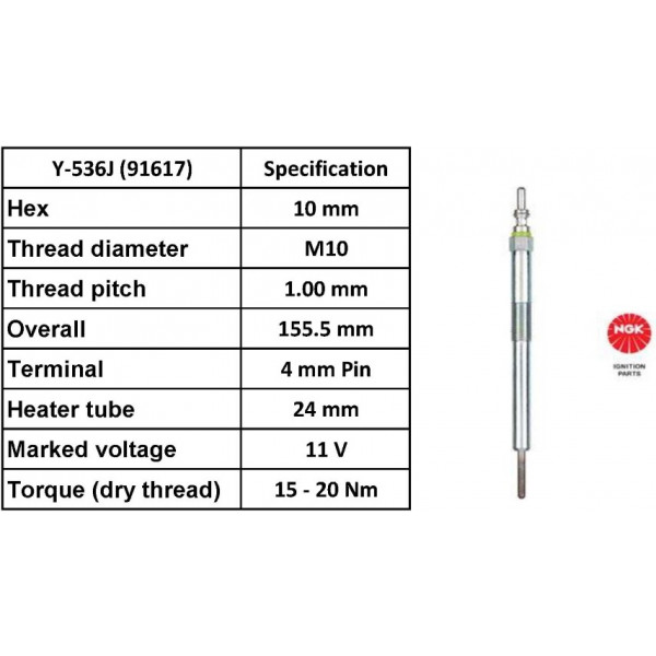 Glow Plug Ssangyong 04-17 image
