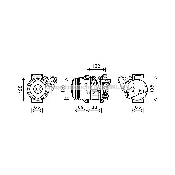 CMPRSSR CAMRY 25 I 11- image