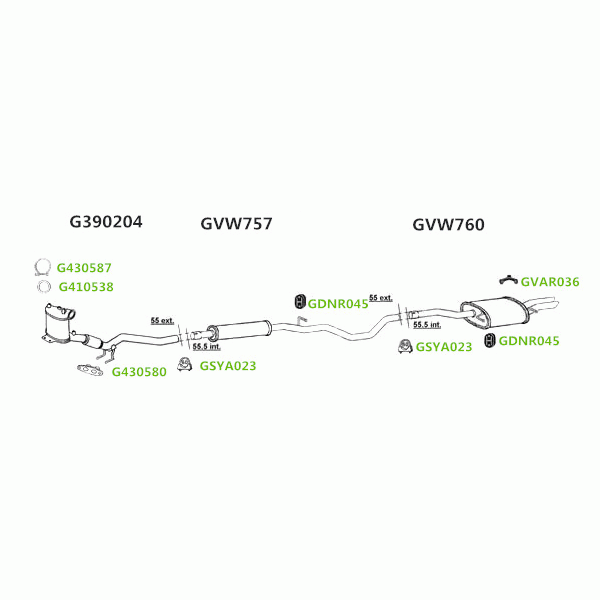 GT Exhausts Exhaust System image