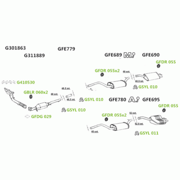 GT Exhausts Exhaust System image