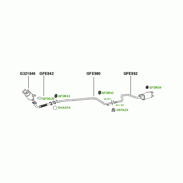 GT Exhausts Exhaust System image