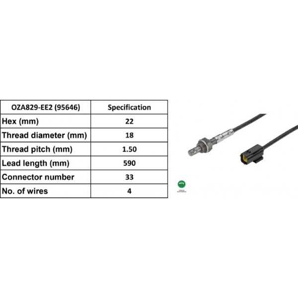 LAMBDA SENSOR FREELANDER 98-07 image