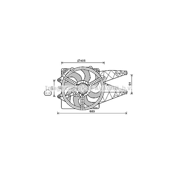 CLG FAN FIAT PUNTO EVO 09-15 image