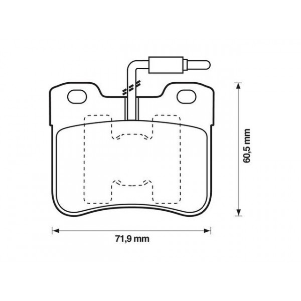 BRK PAD SET FT CITRO?N PEUGEOT 91-97 image