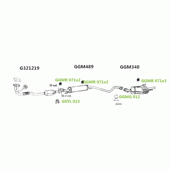 GT Exhausts Exhaust System image