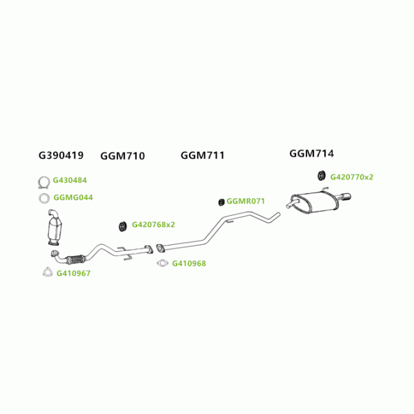 GT Exhausts Exhaust System image