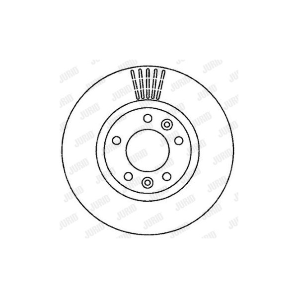 SGL BRK DISC FT PEUG 407 SW 508 607 00-18 image