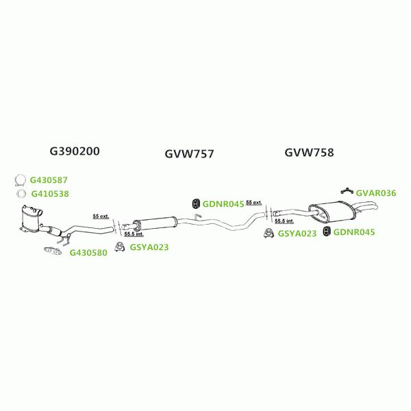 GT Exhausts Exhaust System image