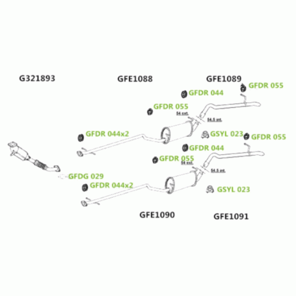 GT Exhausts Exhaust System image