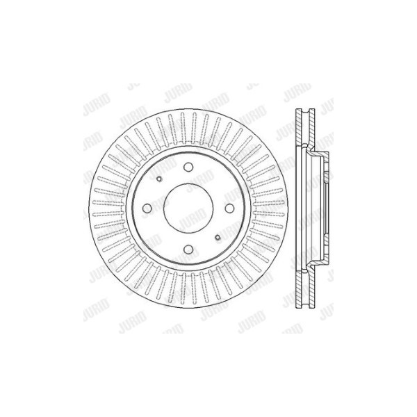 SINGLE BRK DISC FT MITS GALANT LANCER 97-08 image