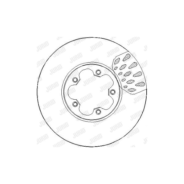 SGL BRK DISC FT FORD TRANSIT TOURNEO 06-14 image