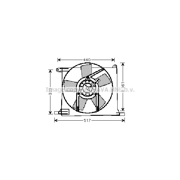 CLG FAN VAUXHALL ASTRA F 91-99 image