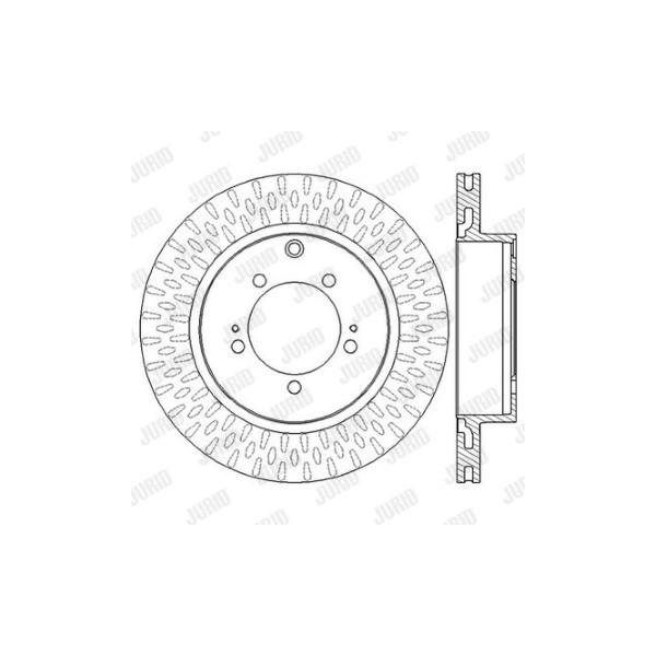 SGL BRK DISC R MITS LANCER 98-07 image