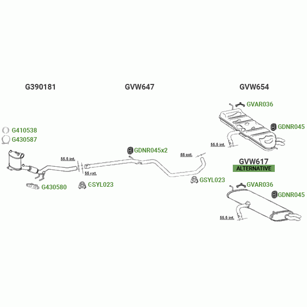 GT Exhausts Exhaust System image