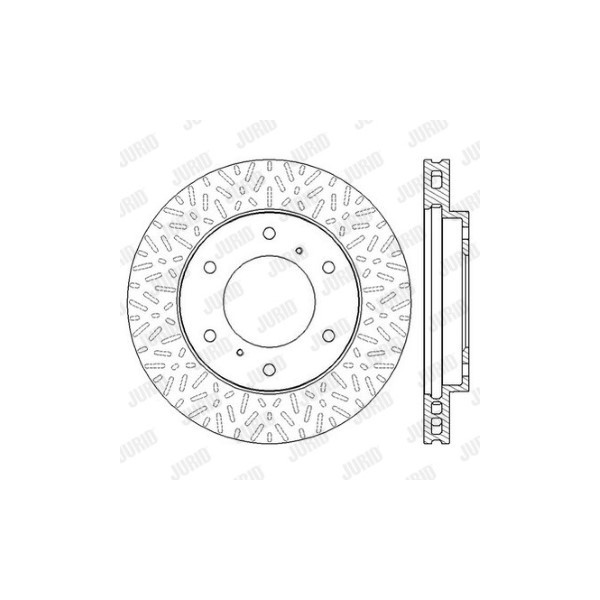 Brake Disc Mitsubishi 00-07 image