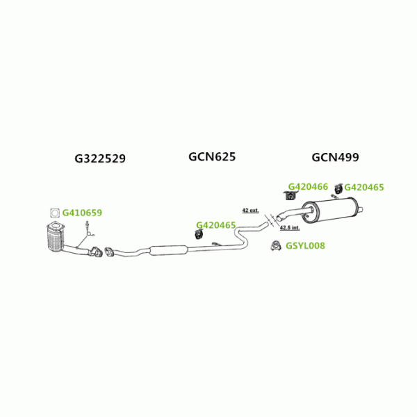 GT Exhausts Exhaust System image