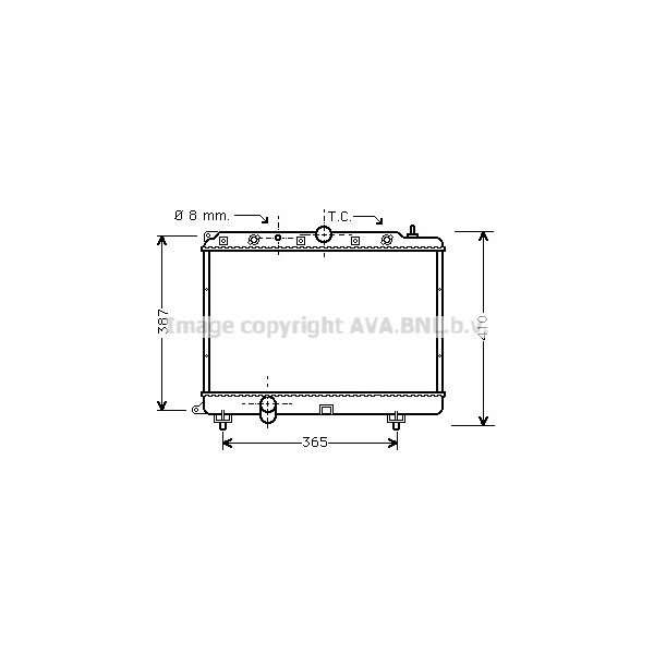 RADIATOR MG ROVER 95-05 image