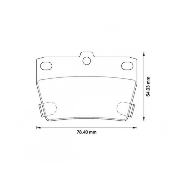BRK PAD SET R TOYOTA 94-05 image