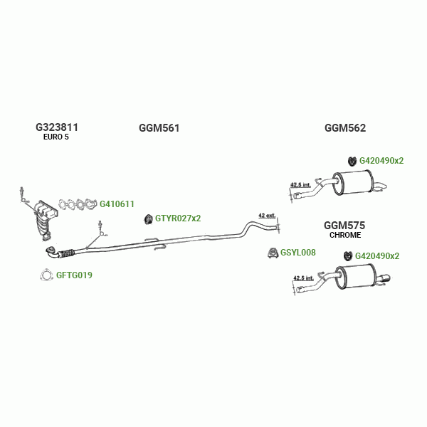 GT Exhausts Exhaust System image