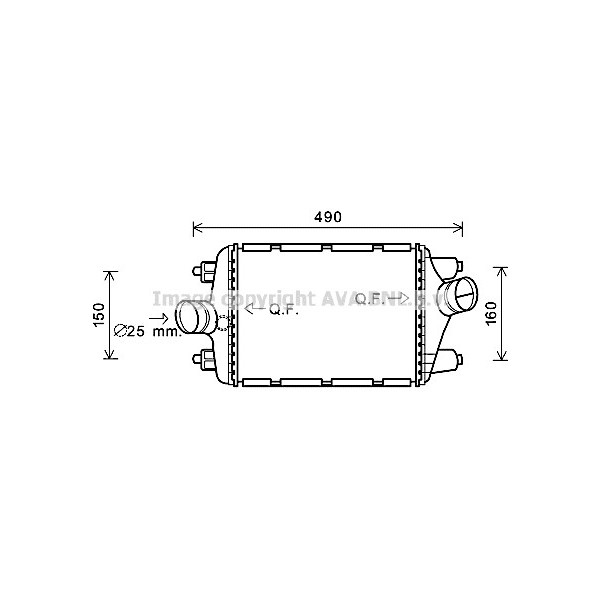 INTERCOOLER LH PORSCHE 911 13-16 image