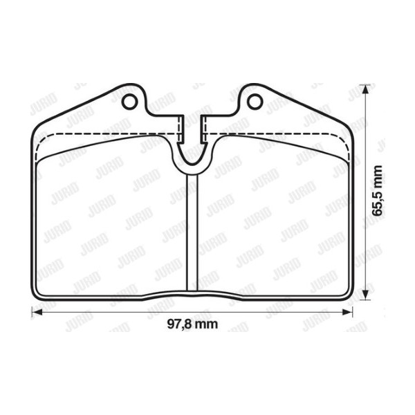 Brake Pad Set - Disc Brake Mercedes 82-93 image