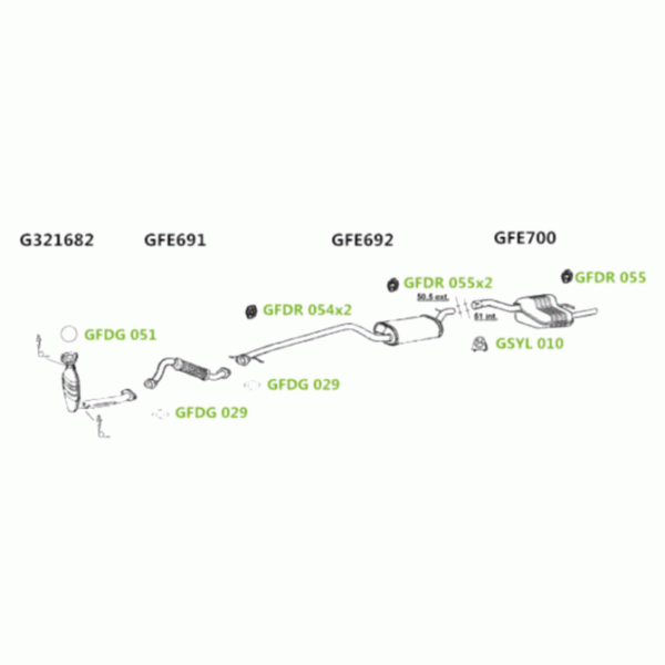 GT Exhausts Exhaust System image