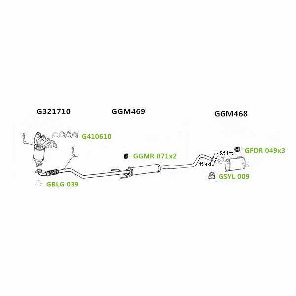 GT Exhausts Exhaust System image